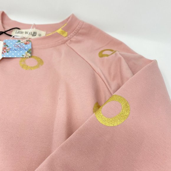 NWT Elastic Waist Joggers & Top w/ XO Foil - Picture 4 of 7